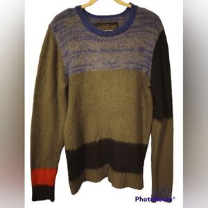 - Narrows acrylic color block sweater